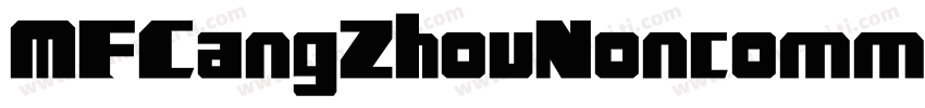MFCangZhouNoncommercial Regular字体转换